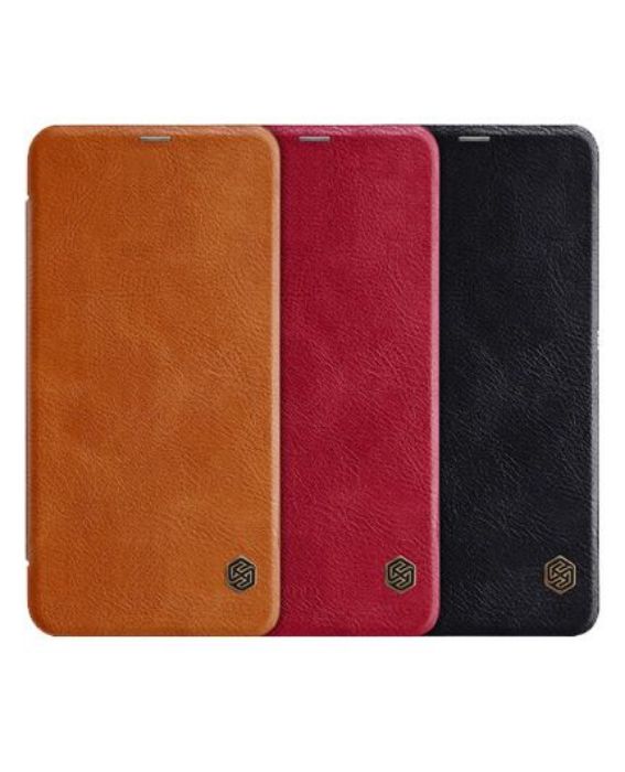 تصویر  کیف کلاسوری چرمی نیلکین مدل کیو آی ان برای گوشی شیائومی ردمی نوت 6 پرو