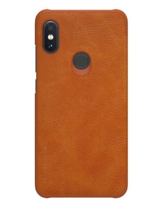 تصویر  کیف کلاسوری چرمی نیلکین مدل کیو آی ان برای گوشی شیائومی ردمی نوت 6 پرو