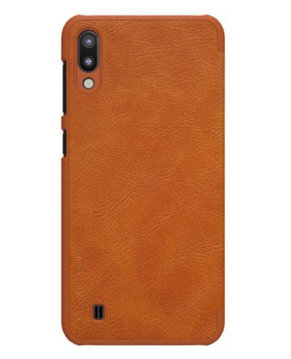 تصویر  کیف کلاسوری چرمی نیلکین مدل کیو آی ان برای گوشی سامسونگ گلکسی ام 10