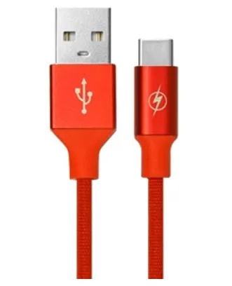 تصویر کابل یک متری شارژ و انتقال اطلاعات USB 2.0 به USB Type-C تسکو مدل TC C12