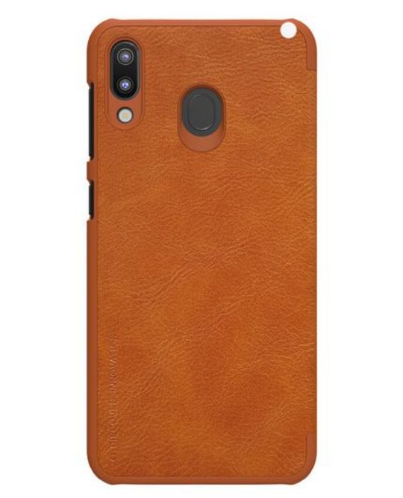 تصویر  کیف کلاسوری چرمی نیلکین مدل کیو آی ان برای گوشی سامسونگ گلکسی ام 20