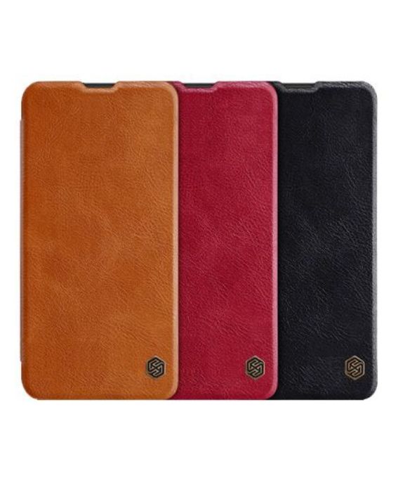 تصویر  کیف کلاسوری چرمی نیلکین مدل کیو آی ان برای گوشی سامسونگ گلکسی آ 10