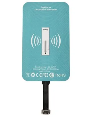 تصویر گیرنده شارژ بیسیم (وایرلس) روموس برای گوشی آیفون 6 و 6 اس مدل RL01