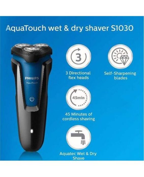 تصویر  ماشین اصلاح صورت (ریش تراش) فیلیپس مدل S1030