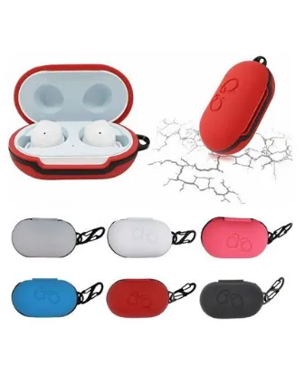 تصویر  کاور محافظ سیلیکونی برای  هندزفری بلوتوث سامسونگ گلکسی بادز مدل درب دار