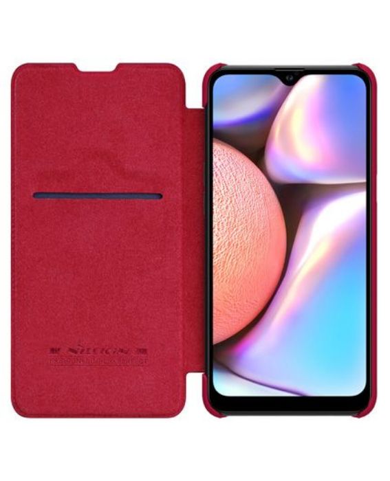 تصویر  کیف کلاسوری چرمی نیلکین مدل کیو آی ان برای گوشی سامسونگ گلکسی آ 10 اس