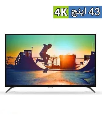 تصویر تلویزیون 43 اینچ ال ای دی هوشمند فیلیپس مدل 43PUT6002