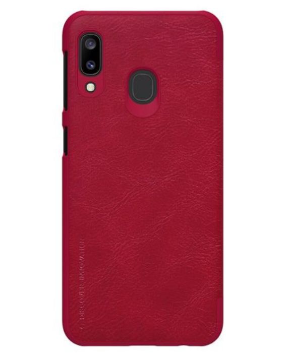 تصویر  کیف کلاسوری چرمی نیلکین مدل کیو آی ان برای گوشی سامسونگ گلکسی آ 20