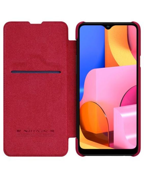 تصویر  کیف کلاسوری چرمی نیلکین مدل کیو آی ان برای گوشی سامسونگ گلکسی آ 70