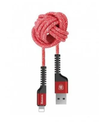 تصویر کابل 1.5 متری شارژ و انتقال اطلاعات USB به Lightning باسئوس مدل Anti-break