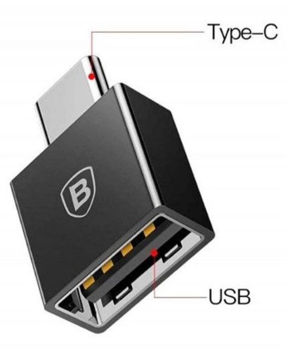 تصویر  تبدیل USB Type-C به USB باسئوس مدل CATJQ-B
