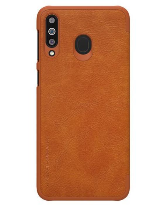 تصویر  کیف کلاسوری چرمی نیلکین مدل کیو آی ان برای گوشی سامسونگ گلکسی ام 30