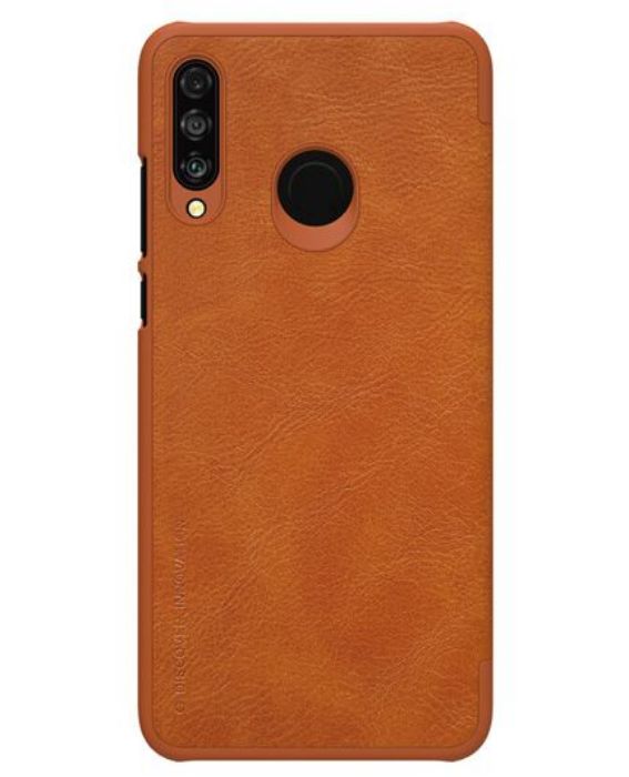 تصویر  کیف کلاسوری چرمی نیلکین مدل کیو آی ان برای گوشی هواوی پی 30 لایت