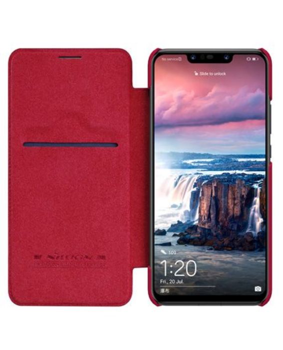 تصویر  کیف کلاسوری چرمی نیلکین مدل کیو آی ان برای گوشی هواوی نوا 3 آی