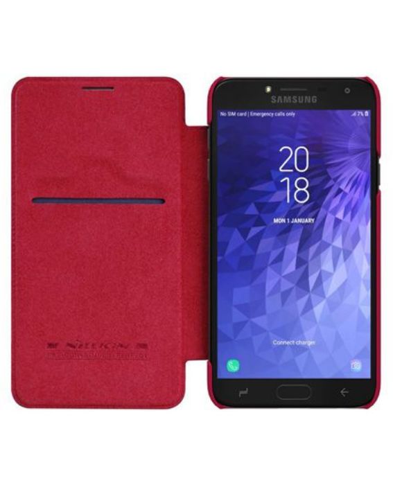 تصویر  کیف کلاسوری چرمی نیلکین مدل کیو آی ان برای گوشی سامسونگ گلکسی جی 4