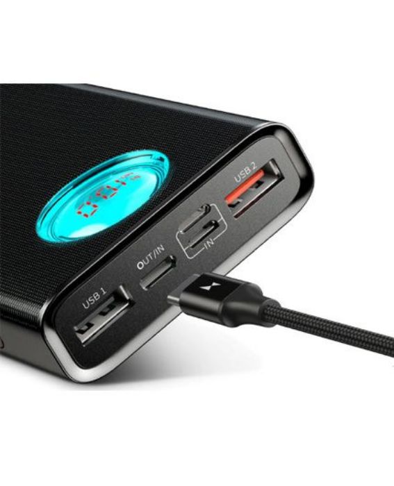 تصویر  پاوربانک باسئوس مدل PPALL-LG01 ظرفیت 20000 میلی آمپر ساعت