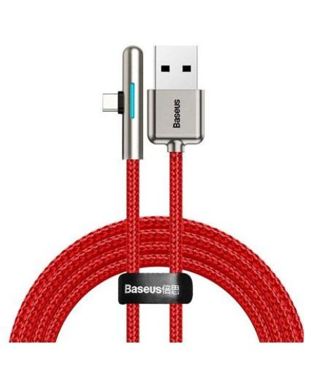 تصویر  کابل دو متری شارژ و انتقال اطلاعات USB به USB Type-C باسئوس مدل Iridescent Lamp