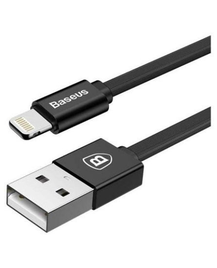 تصویر  کابل شارژ و انتقال اطلاعات 71 سانتی‌متری USB 2.0 به لایتنینگ باسئوس مدل MFI Flexible Certified