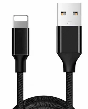 تصویر  کابل یک متری شارژ و انتقال اطلاعات USB 2.0 به لایتنینگ جی فوز مدل CA 53