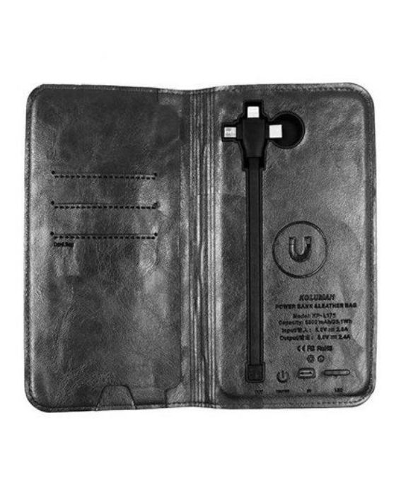 تصویر  پاوربانک کلومن مدل KP-L175 ظرفیت 6800 میلی آمپر ساعت