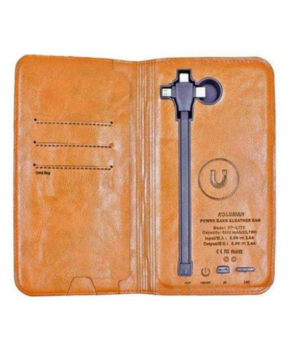 تصویر  پاوربانک کلومن مدل KP-L175 ظرفیت 6800 میلی آمپر ساعت