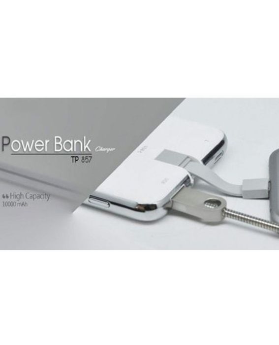 تصویر  پاوربانک تسکو مدل TP 857 ظرفیت 10000 میلی آمپر ساعت