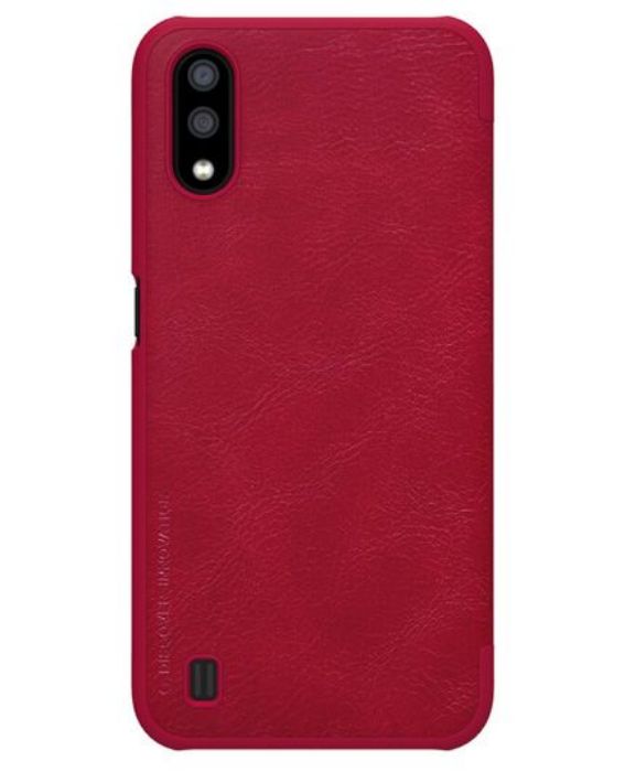 تصویر  کیف کلاسوری چرمی نیلکین مدل کیو آی ان برای گوشی سامسونگ گلکسی آ 01