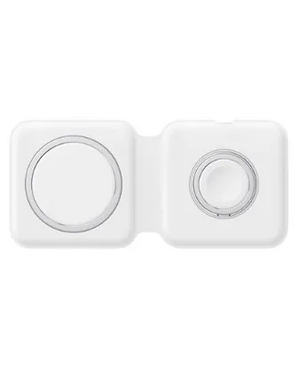 تصویر  شارژر بی سیم اپل مدل مگ سیف Duo