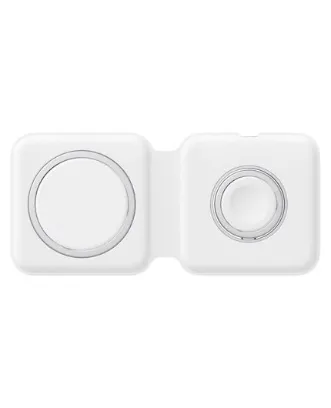 تصویر  شارژر بی سیم اپل مدل مگ سیف Duo