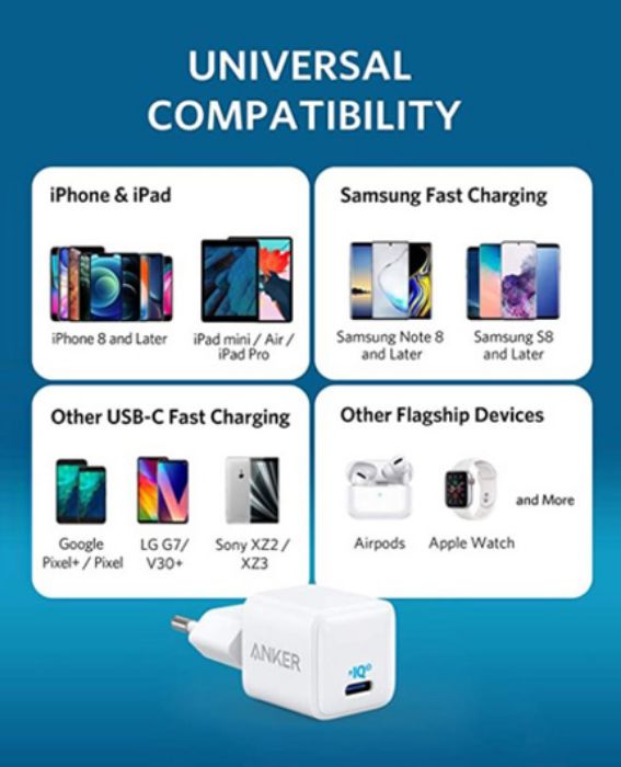 تصویر  شارژر دیواری انکر مدل A2633