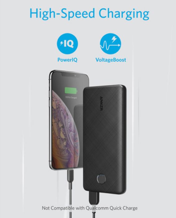 تصویر  پاوربانک انکر مدل PowerCore Slim A1229 ظرفیت 10000 میلی آمپر ساعت