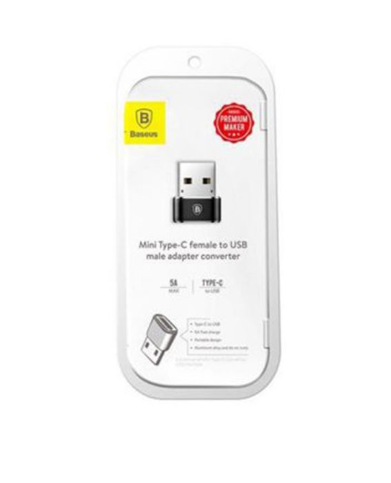 تصویر  تبدیل USB Type-C به USB باسئوس مدل CAAOTG-01