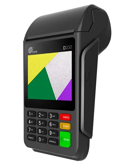 تصویر  پایانه فروشگاهی سیار (دستگاه پوز) مدل PAX D230