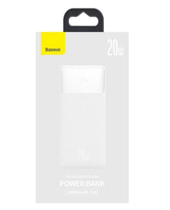 تصویر  پاوربانک باسئوس مدل PPDML-M02 ظرفیت 20000 میلی آمپر ساعت