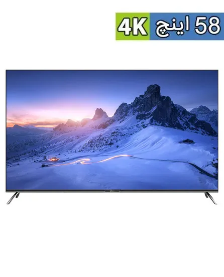 تصویر  تلویزیون 58 اینچ LED هوشمند جی پلاس مدل GTV-58MU722S