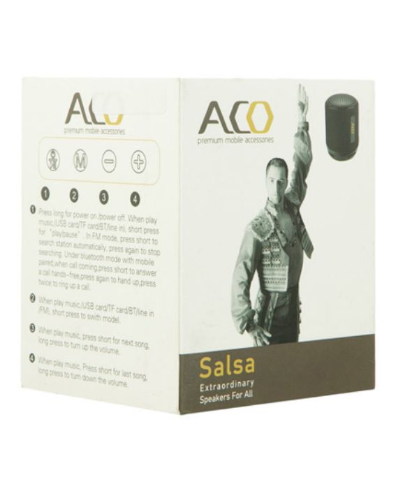 تصویر  اسپیکر بلوتوثی قابل حمل آکو مدل Salsa
