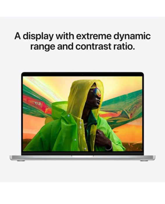 تصویر  لپ تاپ 14.2 اینچی اپل مک بوک پرو مدل 2021 MKGR3 (16GB - 512GB)