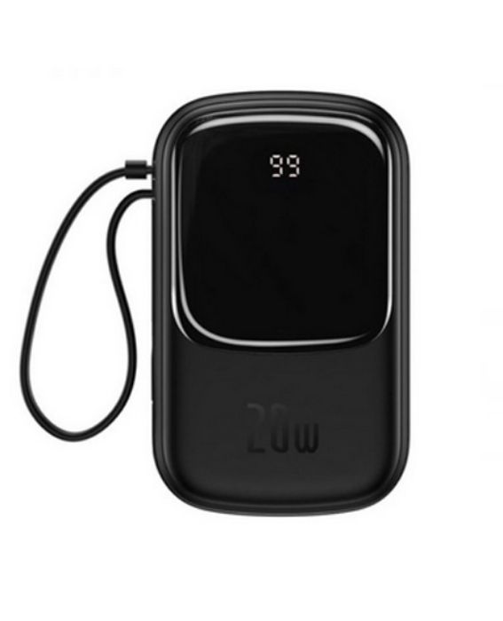 تصویر  پاوربانک باسئوس مدل PPQD-H01 ظرفیت 20000 میلی آمپر ساعت