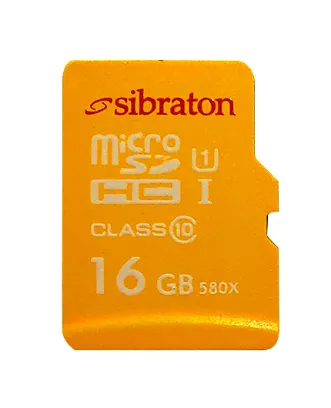 تصویر  کارت حافظه 16 گیگابایت سیبراتون microSDHC کلاس 10 با سرعت 85 مگابایت در ثانیه