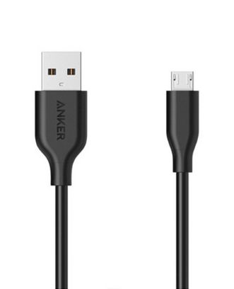 کابل شارژ USB به microUSB انکر 0.9 متر مدل A8132H12