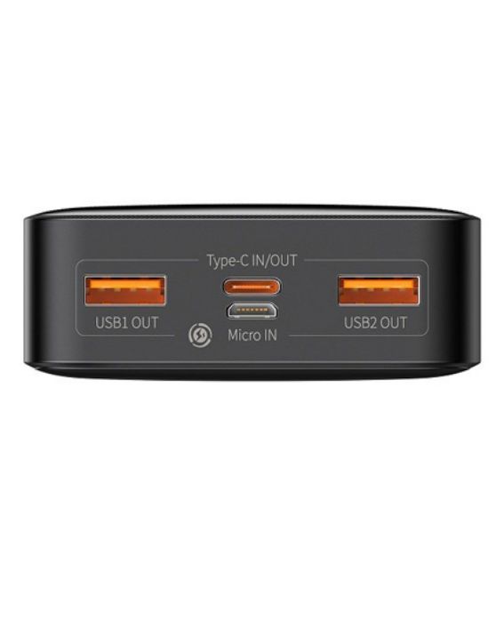 تصویر  پاوربانک باسئوس مدل ppdml-m01 ظرفیت 20000 میلی آمپر ساعت