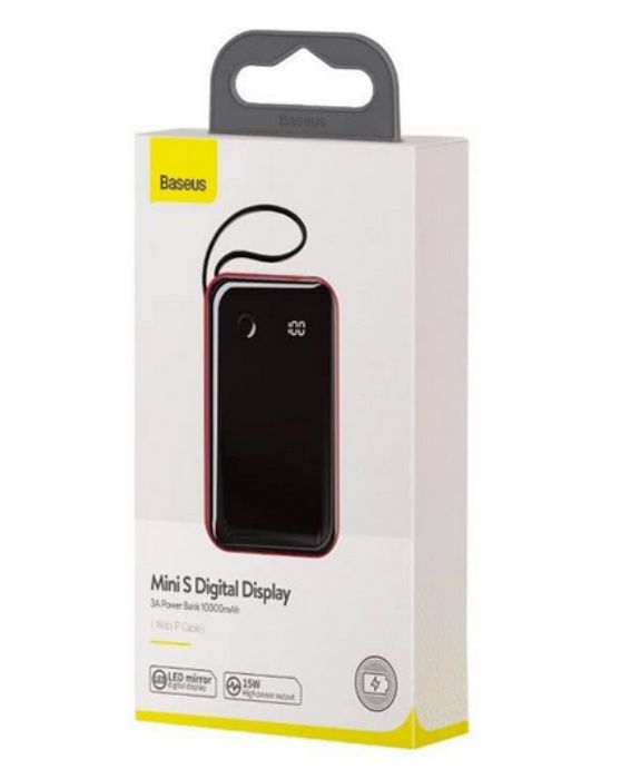 تصویر  پاوربانک باسئوس مدل Mini S ppxf-e09 ظرفیت 10000 میلی آمپر ساعت