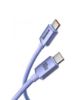 تصویر  کابل شارژ USB-C به USB-C باسئوس 1.2 متر کریستال شاین 100 واتی مدل cajy000605