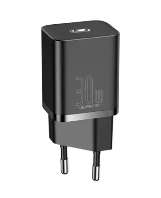 تصویر شارژر دیواری باسئوس 30 وات مدل Super Si 1C CCCJG30CE CCSUP-J01 EU