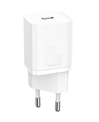 شارژر دیواری باسئوس 20 وات مدل Super Si Quick Charger 1C CCSUP-B