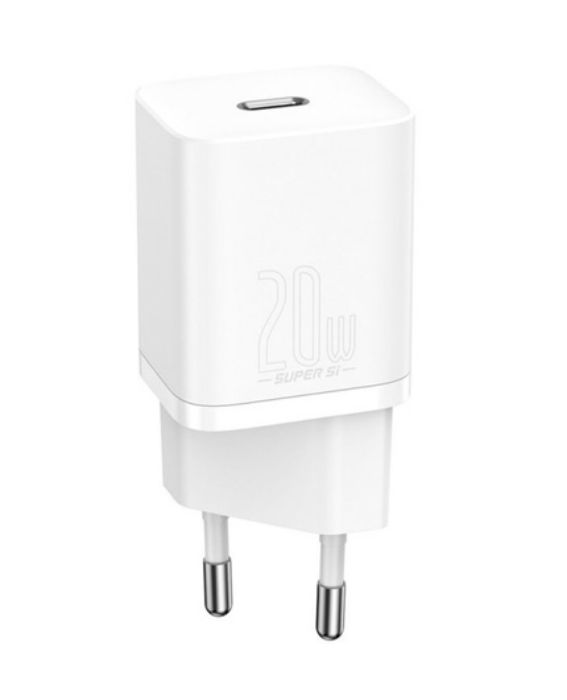 تصویر  شارژر دیواری باسئوس 20 وات مدل Super Si Quick Charger 1C CCSUP-B