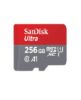 تصویر  کارت حافظه سن دیسک میکرو اس دی اچ سی 256 گیگابایت مدل Ultra A1 کلاس 10 با سرعت 120 مگابایت در ثانیه