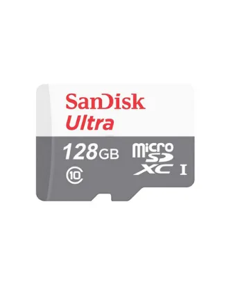 تصویر  کارت حافظه سن دیسک میکرو اس دی اچ سی 128 گیگابایت مدل Ultra کلاس 10 با سرعت 100 مگابایت در ثانیه