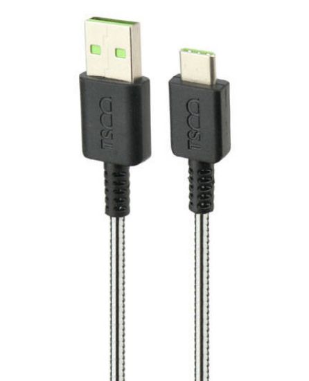 تصویر  کابل شارژ USB به USB-C تسکو 1 متر مدل TC C302
