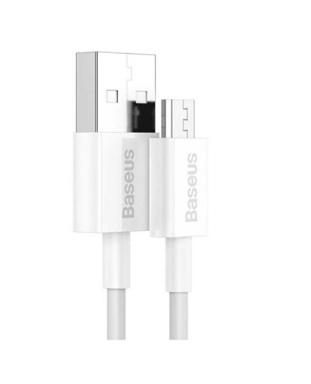 تصویر  کابل شارژ USB به microUSB باسئوس 1 متر مدل Superior CAMYS-01